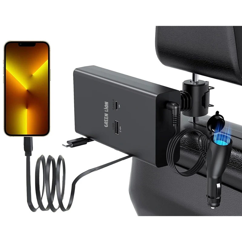 شارژر فندکی گرین لاین مدل Backseat Car Charger - Image 2