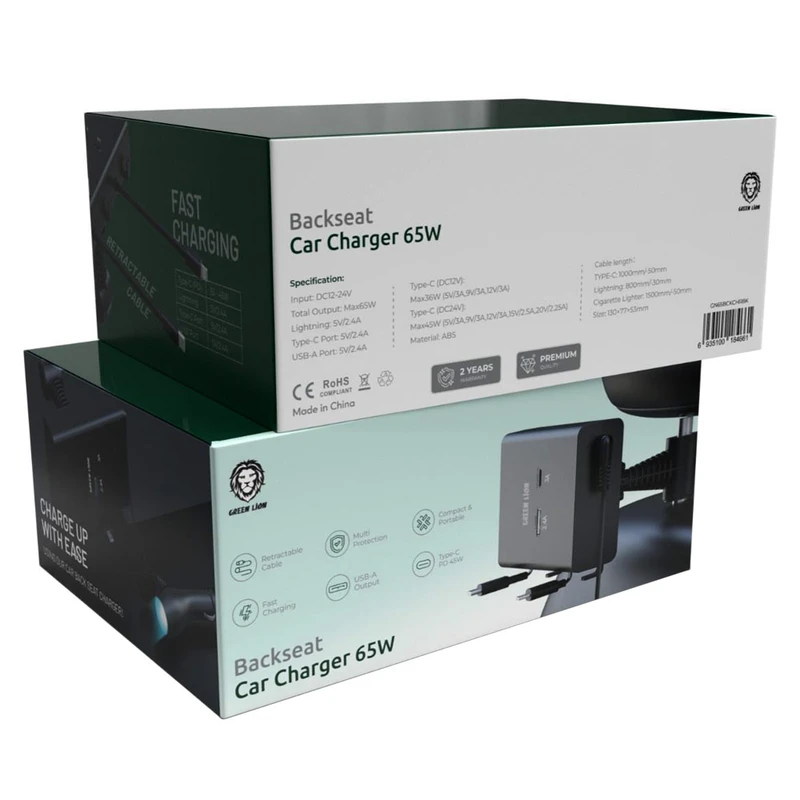 شارژر فندکی گرین لاین مدل Backseat Car Charger - Image 5